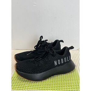 NOBULL Journey shoes‎ Women Size 6.5 Black gum sole lightweight Running Gym Good